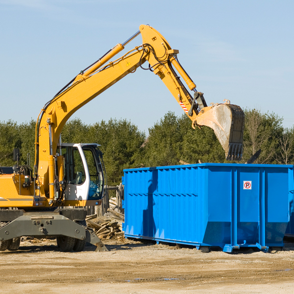 can i choose the location where the residential dumpster will be placed in Tripp South Dakota